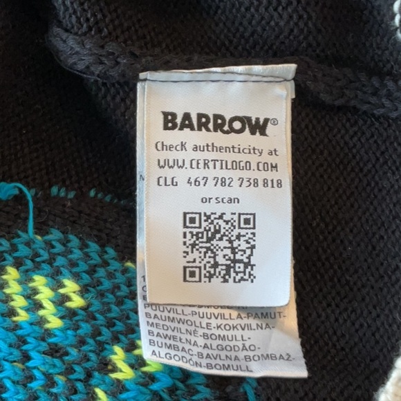 BARROW Official Crochet- panel crop top w/ Logo's size M - Picture 4 of 6